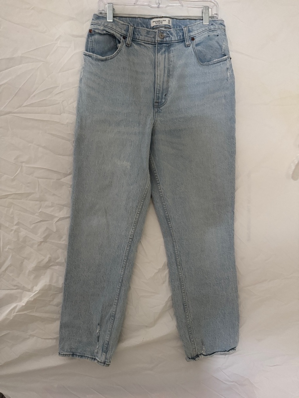 Abercrombie & Fitch Light Wash Straight Leg Jeans
